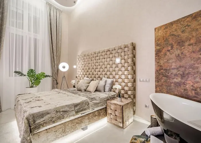 Luxurious 3-bedroom In The Center Apartmán Budapešť